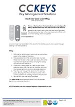 Electronic-Code-Lock-Fitting-Instructions